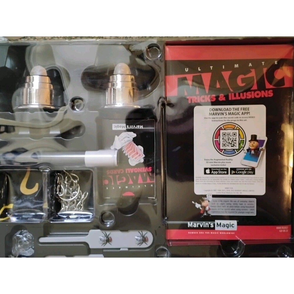 Marvin's Magic Ultimate 400 Tricks & Illusions Set NO TRAY